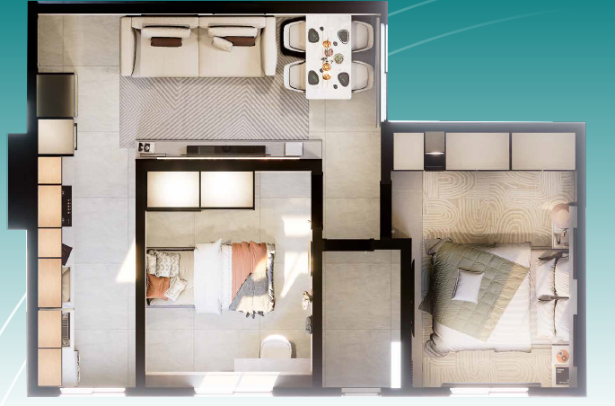 Planta de 44 m² — imagem 1