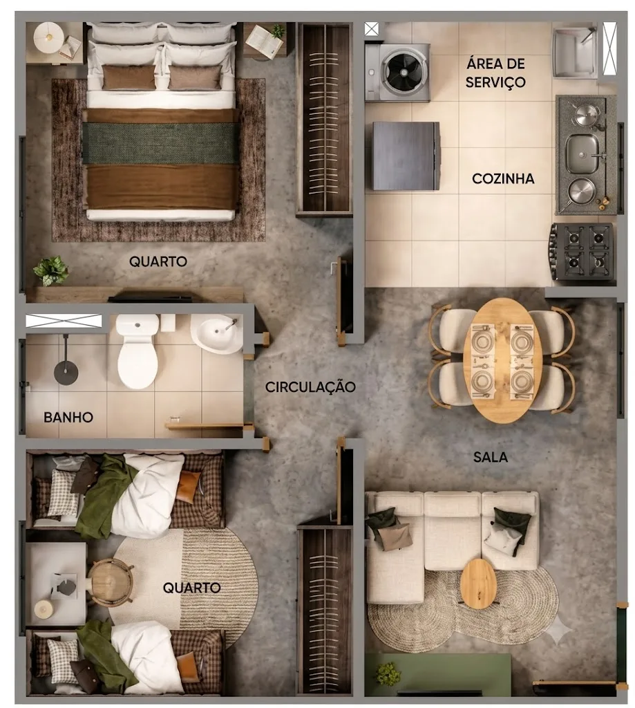 Planta de 40 m² — imagem 1