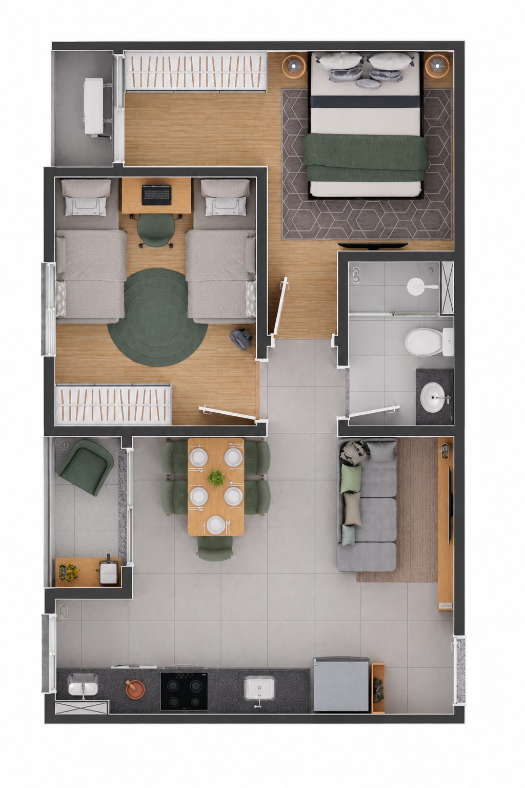 Planta de 46 m² — imagem 1