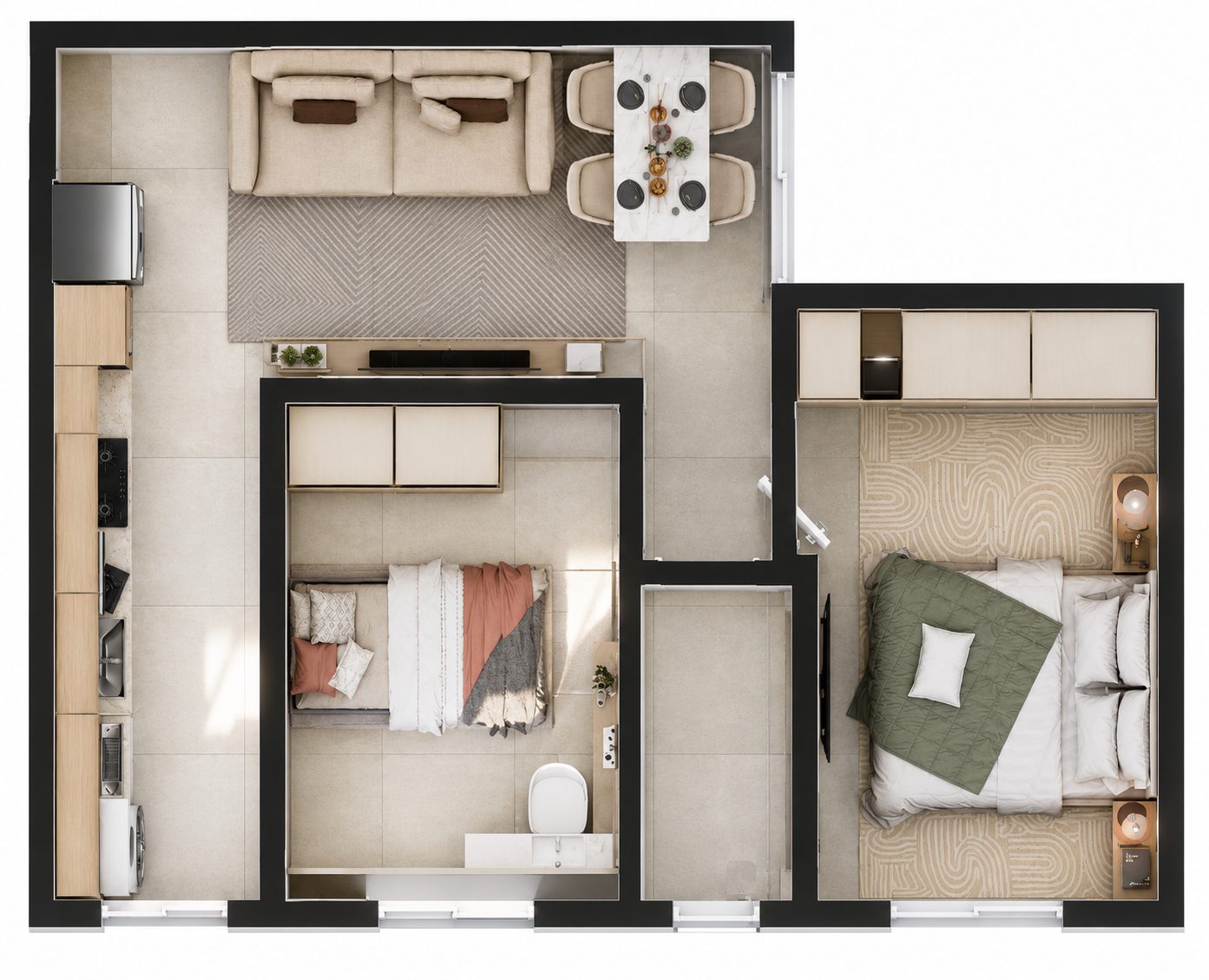 Planta de 44 m² — imagem 1