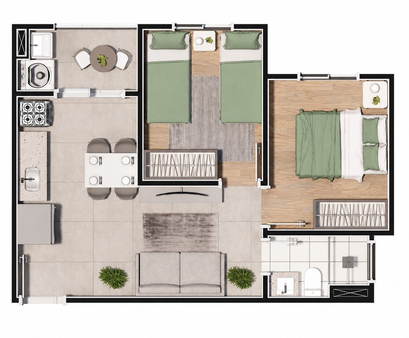 Planta de 40 m² — imagem 1