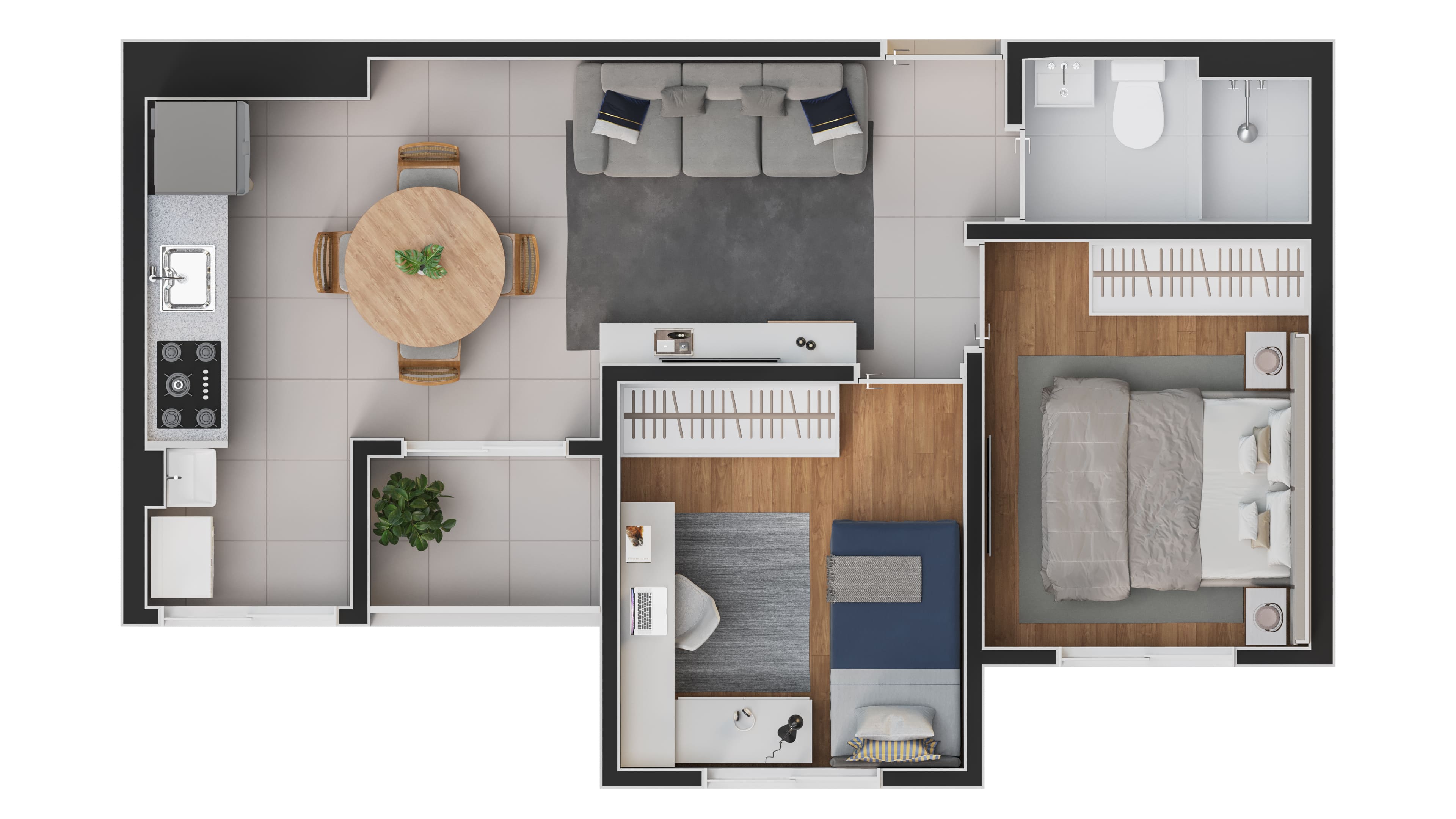 Planta de 41 m² — imagem 1