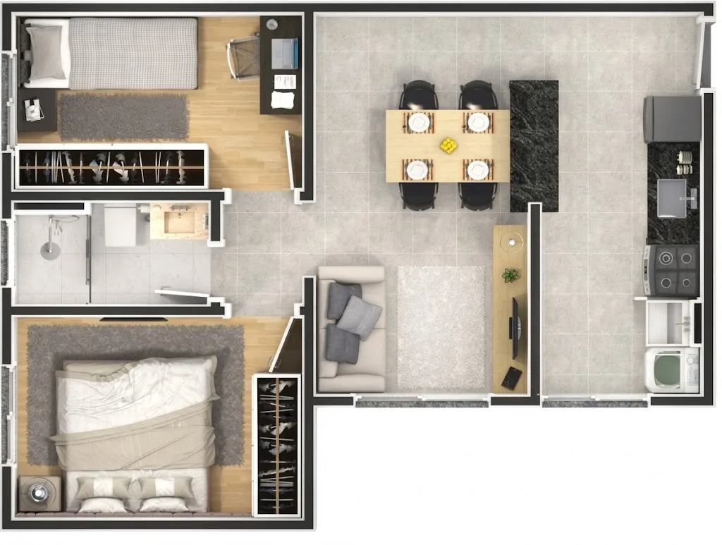 Planta de 44 m² — imagem 1