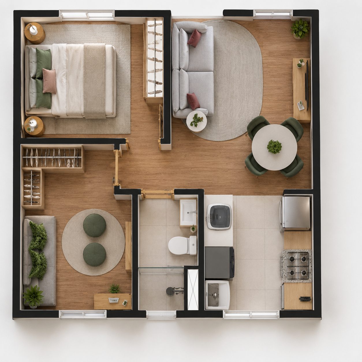 Planta de 40 m² — imagem 1